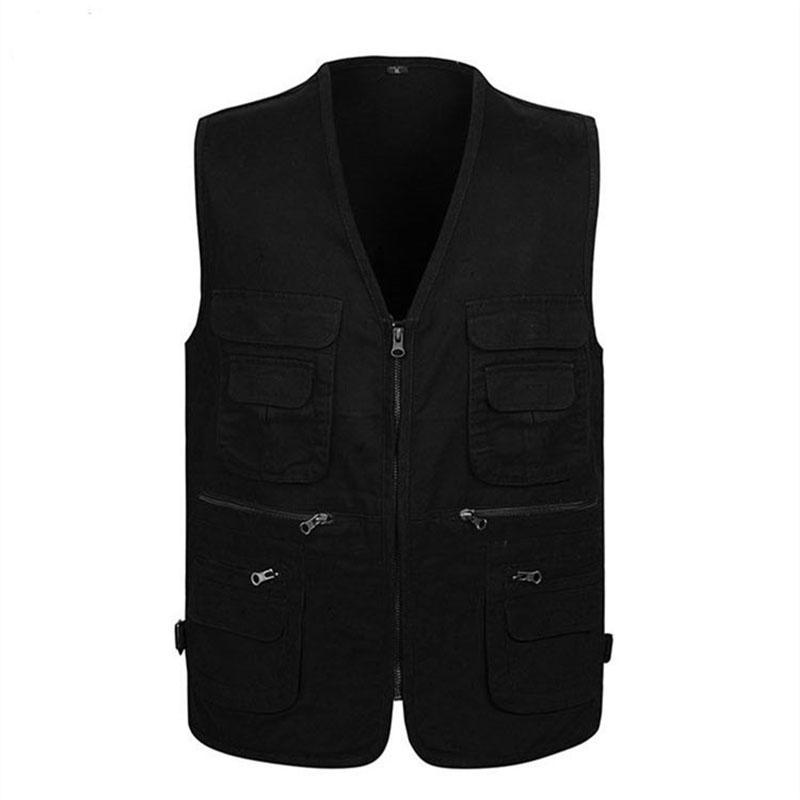 夏の男性の戦術的なハイキング釣りベストマルチポケットカメラマ - Tactical Vest Men のレビューと価格