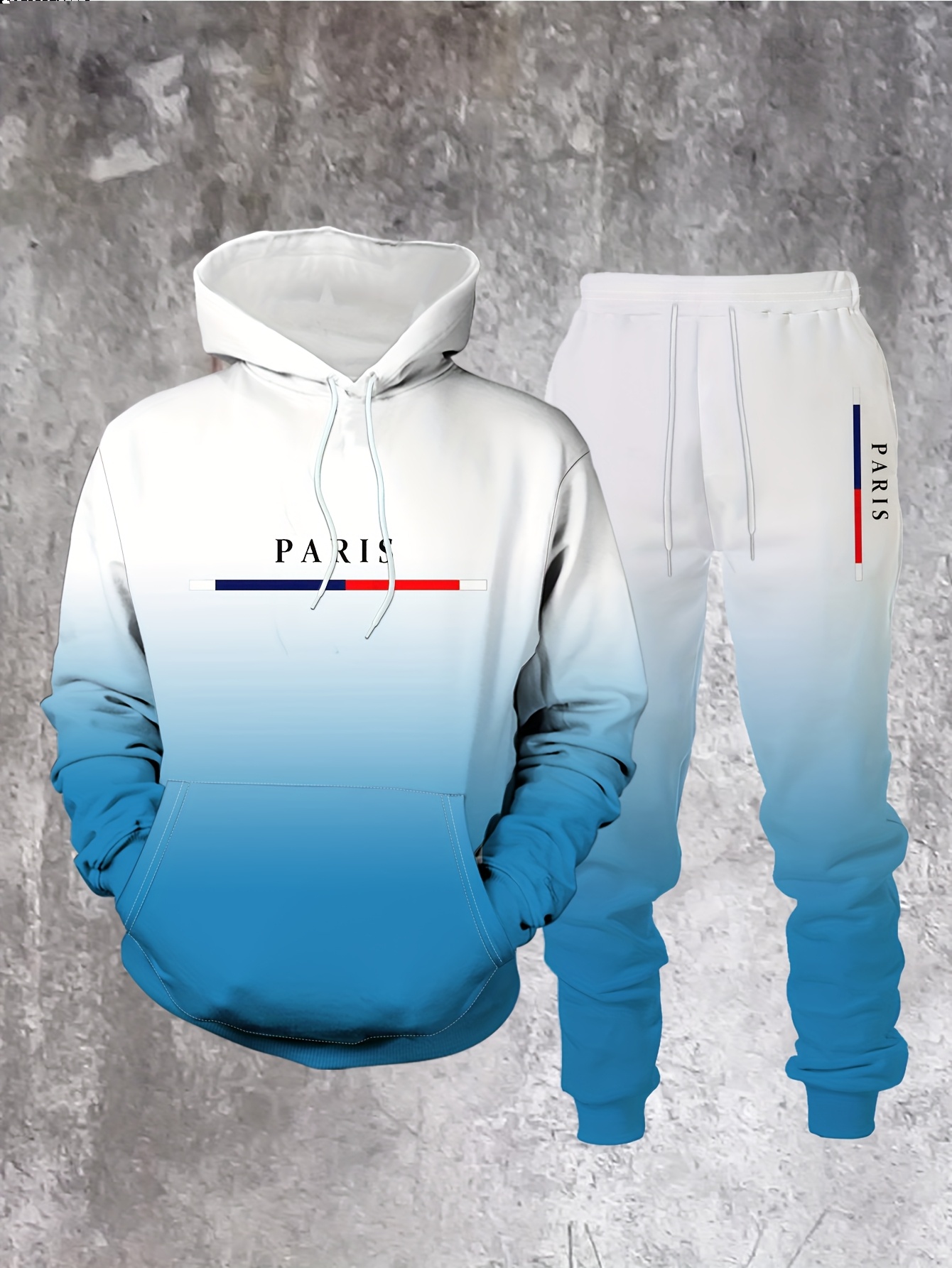 グラデーションカラーパリトラックスーツ衣装メンズストリートフ - Paris Men'S Fashion のレビューと価格