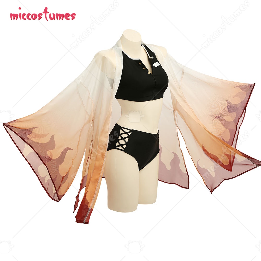 HAIKYUU フレイムパターン水着 女性用 グラデーション - Formal Waistcoat Vest のレビューと価格