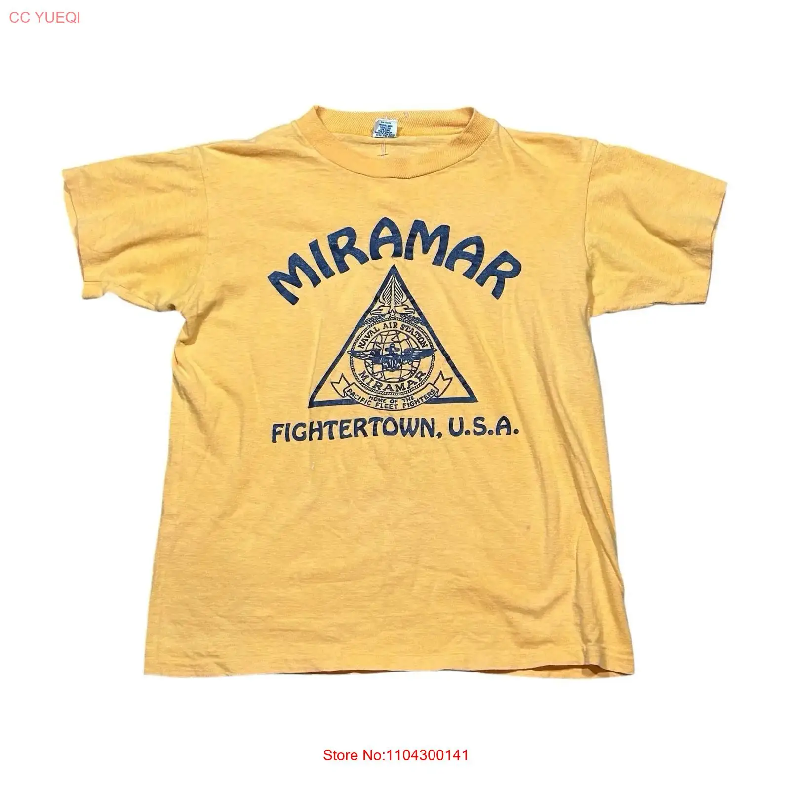 VTG 80s ミラマール ファイタータウン USA イエロ - Yellow Men'S Fashion のレビューと価格