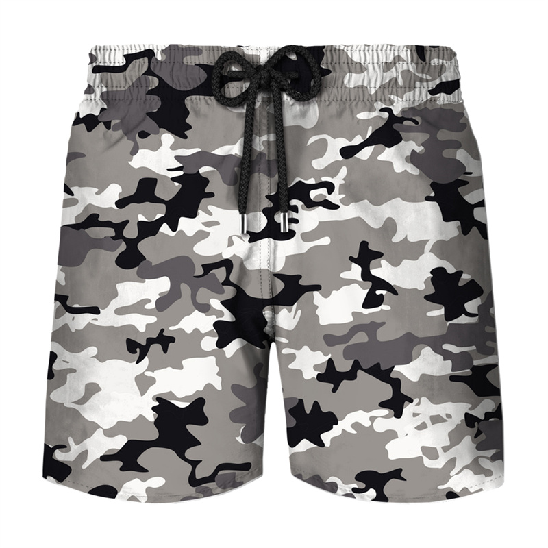メンズクラシックカモフラージュボードショーツ,3Dプリント, - Mens Fashion Camo Pants のレビューと価格