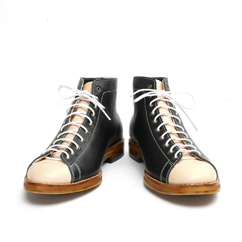 ハイツーリングブーツメンズグッドイヤーウェルトヴィンテージブ - Mens Fashion Dress Shoes のレビューと価格