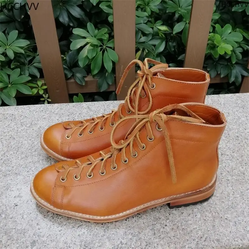ハイツーリングブーツメンズグッドイヤーウェルトヴィンテージブ - Mens Fashion Dress Shoes のレビューと価格