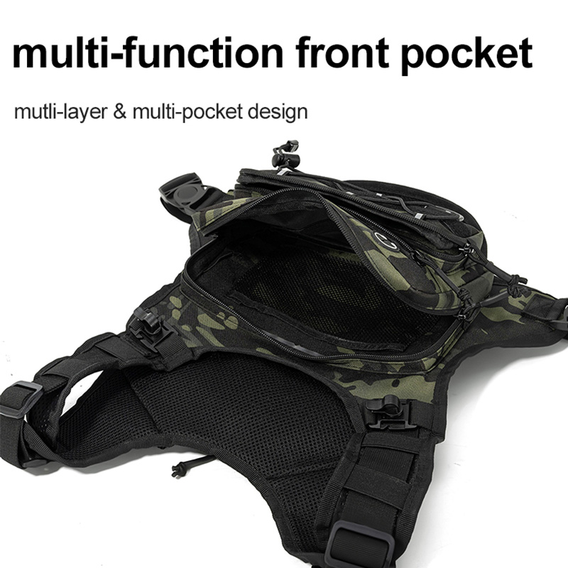 タクティカルバッグ フロントチェストリグベスト バックパック - Tactical Vest Men のレビューと価格