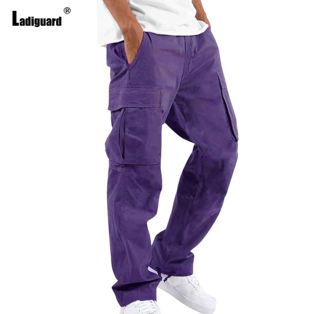 プラスサイズ 5xl メンズマルチポケットズボン 2023  - Men'S Fashion Khaki Pants のレビューと価格