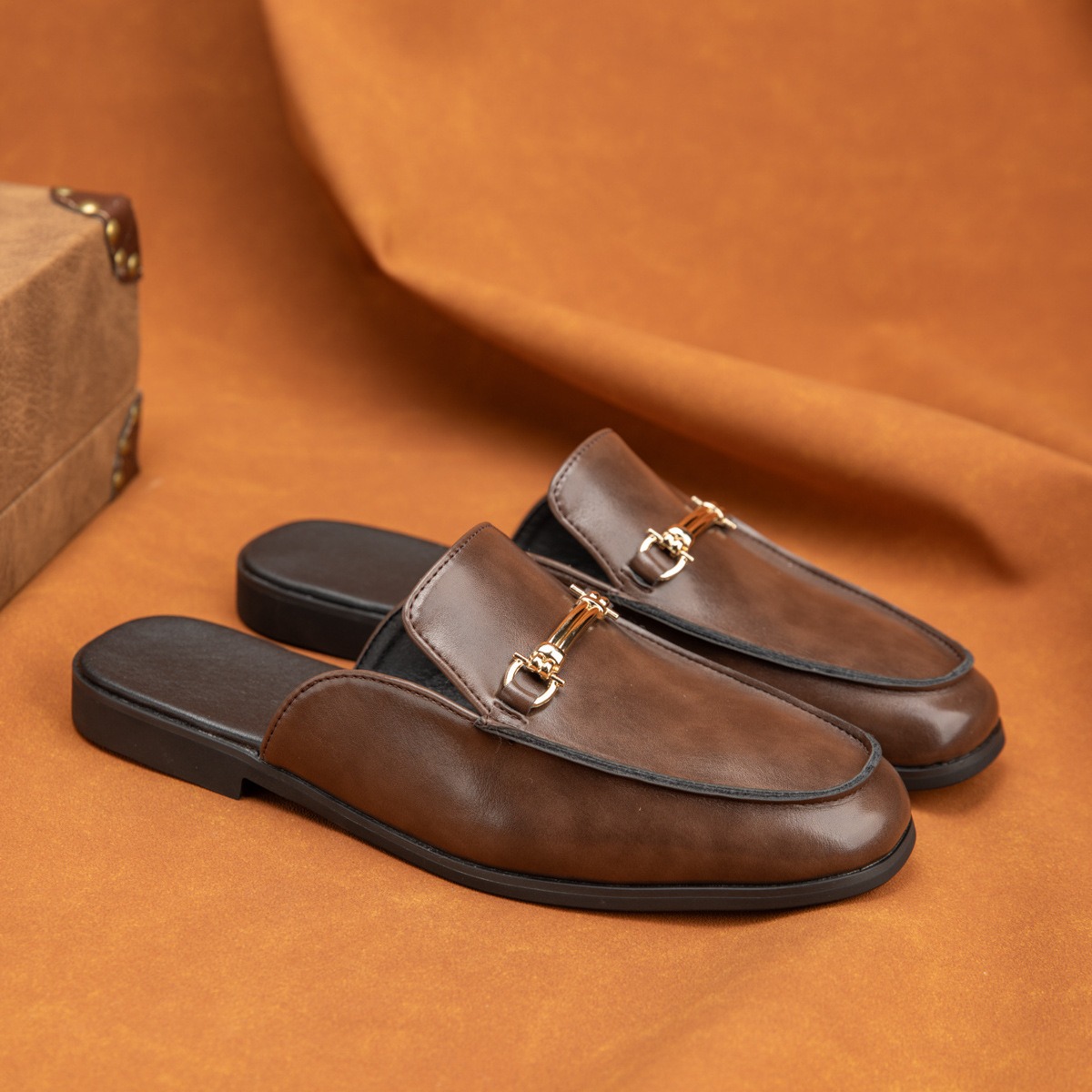 38-47サイズのミュールシューズ、メンズホースビットローフ - Men'S Fashion Loafers Shoes のレビューと価格